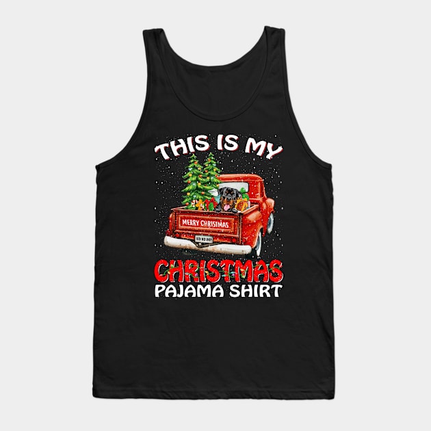 This Is My Christmas Pajama Shirt Rottweiler Truck Tree Tank Top by intelus